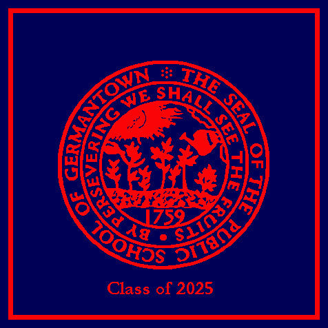 GA Seal Blanket Class of 2025 NAVY Base 50 x 60