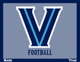 Villanova "V" Herringbone Football