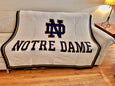 ND MONOGRAM LOCK-UP MARK Blanket - 2 different colorways