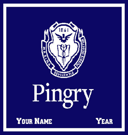 Pingry Seal Name & Year 50 x 60