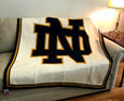 Notre Dame Interlocking ND Blanket