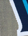 Villanova "V" Herringbone Football