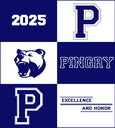Pingry 2026 Multi Logo Dorm, Office, Alumni, Tailgate Blanket