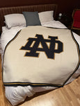 Notre Dame Interlocking ND Blanket