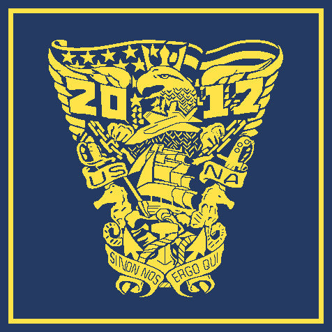 US Naval Academy Class of 2017 Seal Blanket