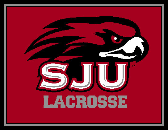 SJU Women's Crimson Lacrosse 60 x 50