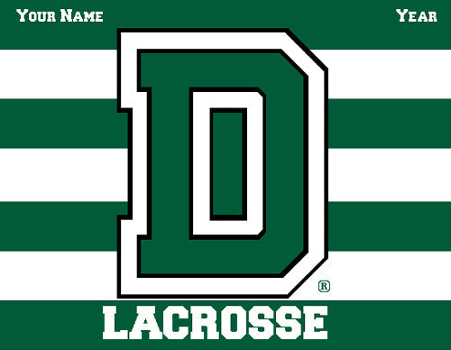 Dartmouth Striped Men's Lax Name & Year