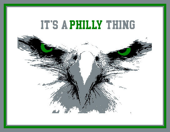It's a Philly Thing FLYING  EAGLE 60 x 50