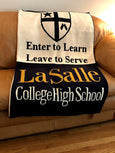 LCHS Multi logo Single Sport /Club Blanket Customized Name & Number 60 x 50