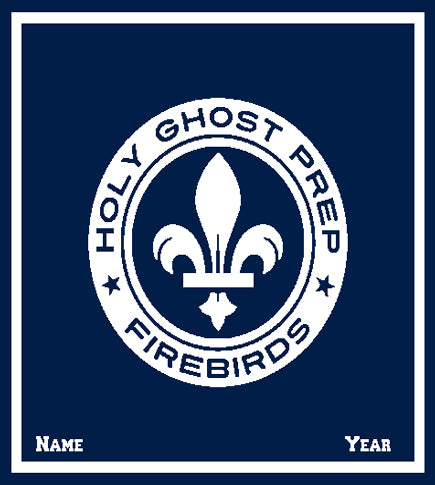 Holy Ghost Athletic Seal FIREBIRDS Customized with Name and Year 50 x 60