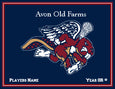 Avon Old Farms Custom LACROSSE Name & Number OR Year 60 x 50