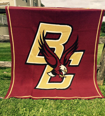 Boston College Eagle Blanket Burgundy 50 x 60
