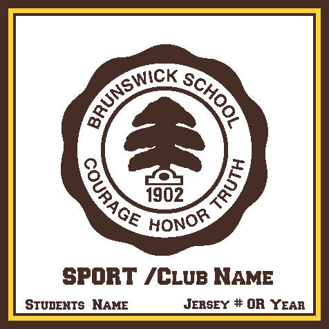 Brunswick Seal Name , Sport & Jersey # 50 x 60