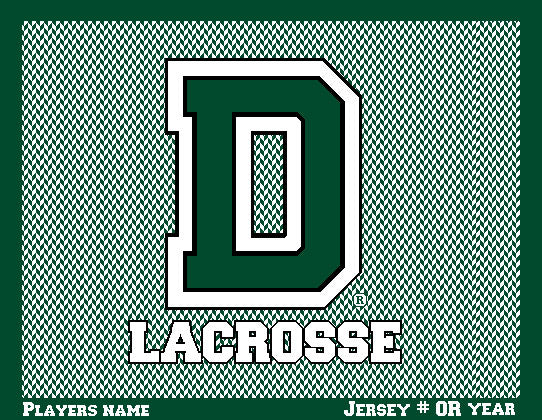 Dartmouth Women's Chevron Lacrosse Customized with Name and # OR Year