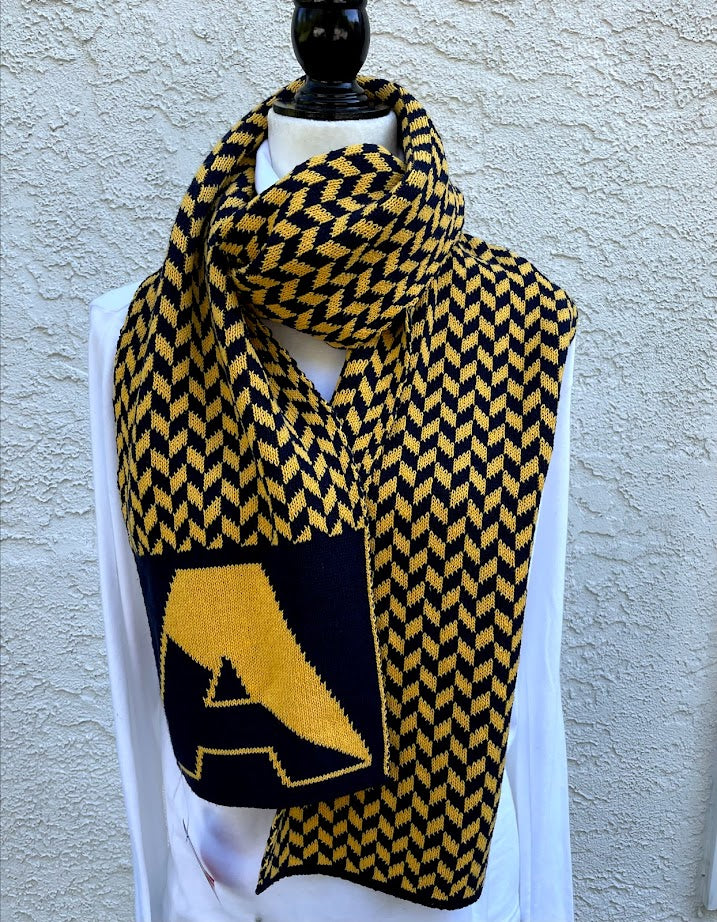 Agnes IRwin Mini-Chevron Block A Scarf