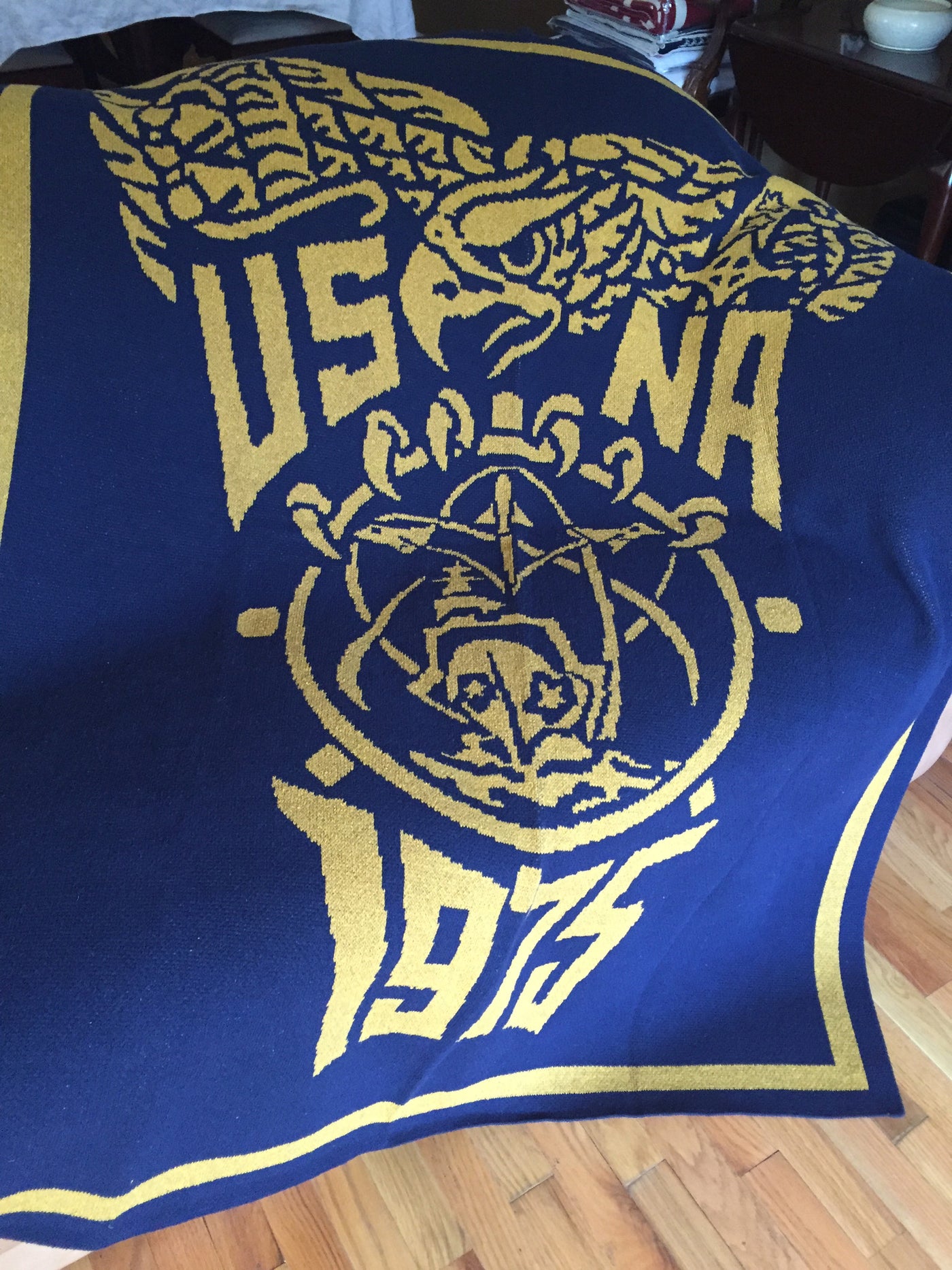 US Naval Academy Class of 1975 Seal Blanket