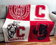 Cornell Multi Logo Dorm, Office, Alumni, Tailgate Blanket