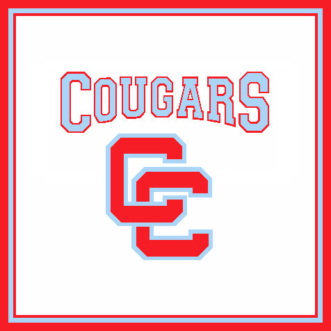 Charlotte Catholic Cougars Interlocking CC 50 x 60