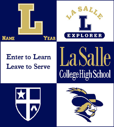 LCHS  Custom Multi Logo Dorm, Office, Alumni, with Name and Year