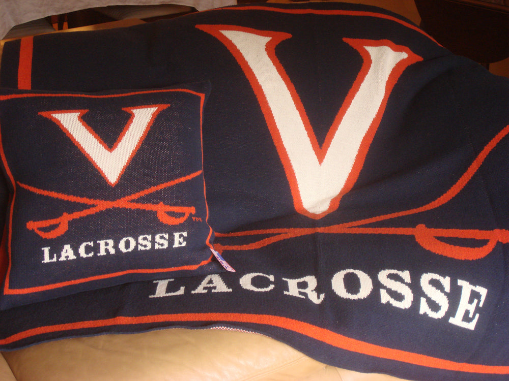 UVA Lacrosse Pillow