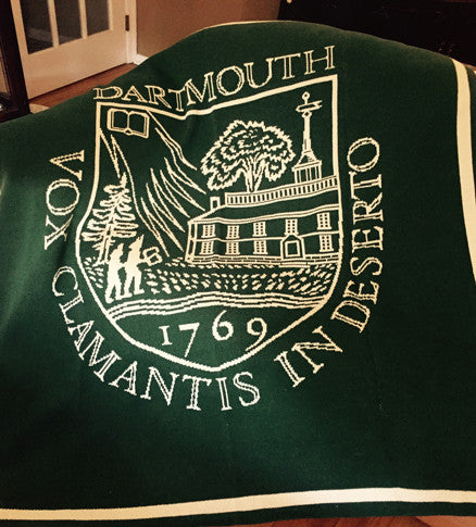 Dartmouth Shield Blanket Hunter Green 50 x 60