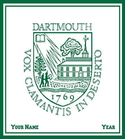 Dartmouth CUSTOMIZED Shield Blanket Natural 50 x 60