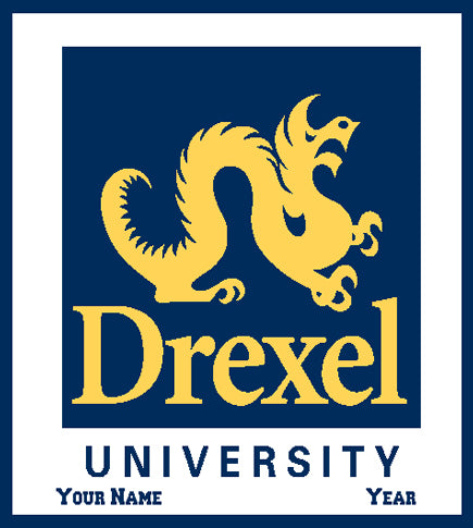 Custom Drexel University tailgate, Home, Office blanket