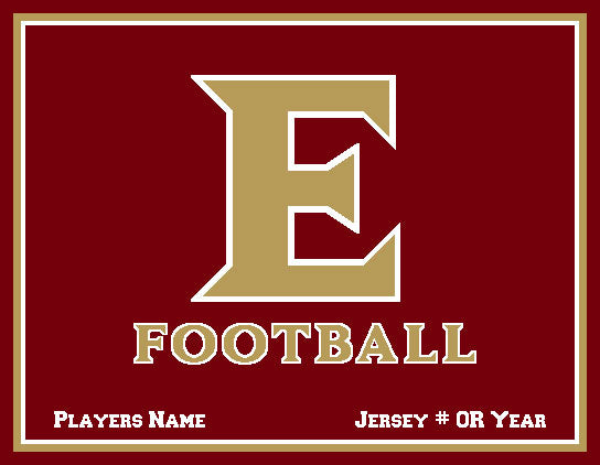 Custom ELON Football Name and # Or Year 60 x 50