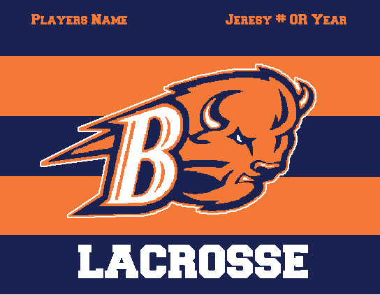 Custom Bucknell Men's STRIPED Name & Number OR Year 60 x 50