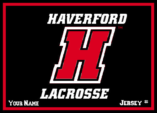 Haverford Women's Lacrosse Customized with Name & Number 60 x 50