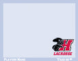 Haverford Herringbone ANY SPORT, Customized Name and # OR Name & Year 60 x 50 (Showing LACROSSE)