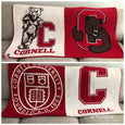 Cornell Multi Logo Dorm, Office, Alumni, Tailgate Blanket