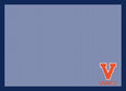UVA Lacrosse Navy Herringbone 60 x 50