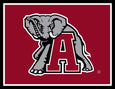 Alabama Big Al Blanket Crimson 60 x 50