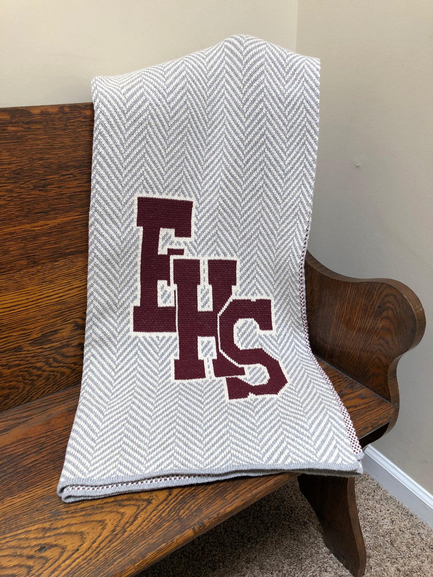 Episcopal High School Aluminum /Natural Herringbone with EHS