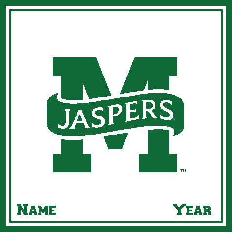 Custom Manhattan Jaspers M Natural Base  Dorm, Home, Office, Tailgate, Alumni Blanket