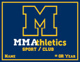 Merion Mercy Athletic Logo Customized with your Name , Sport & Jersey #