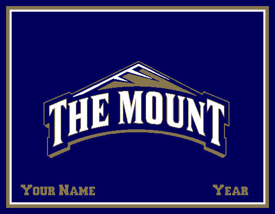 Mt. St. Mary's  "The Mount" Customized with your Name and Year 60 x 50
