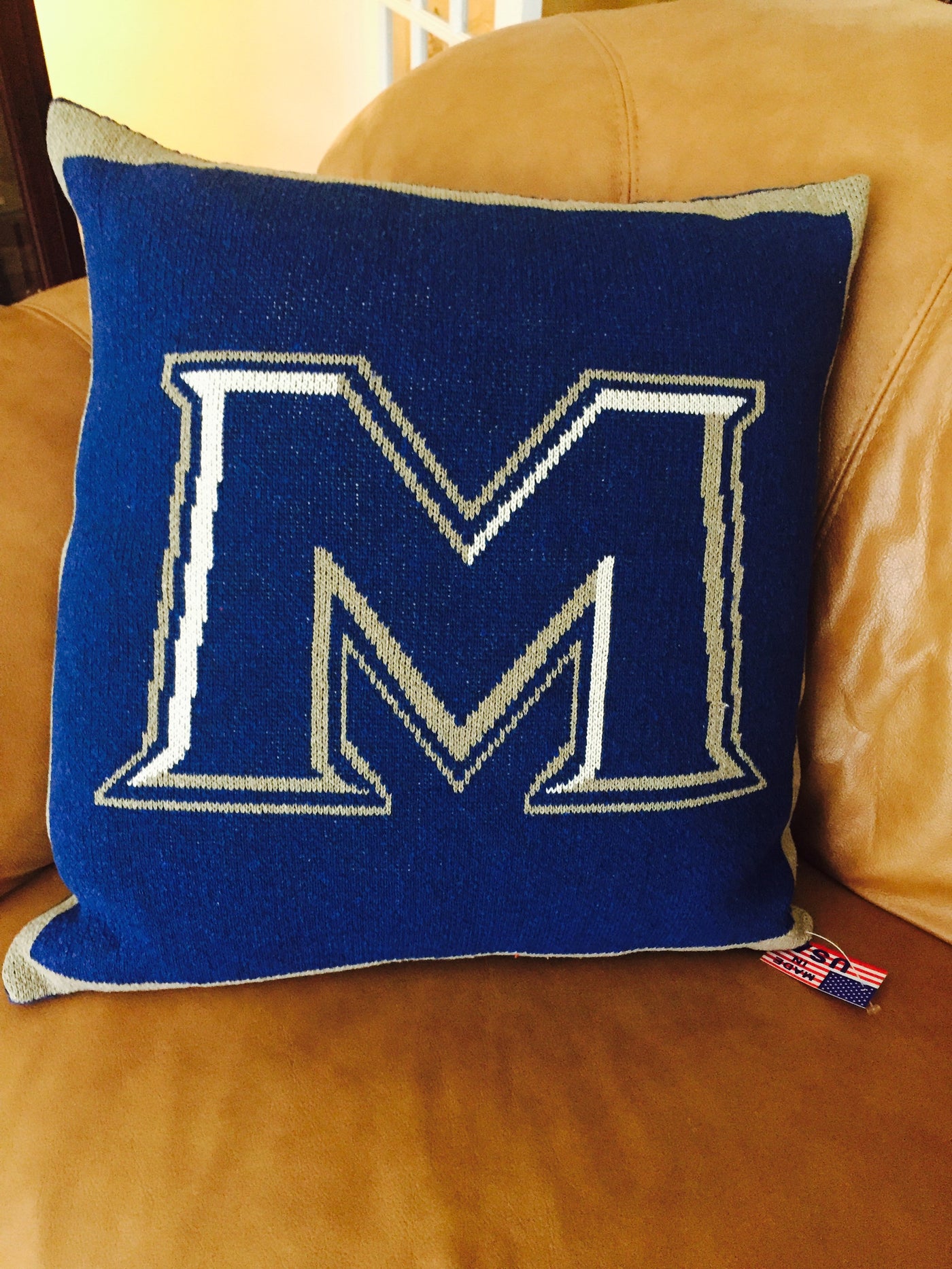Mt. St. Mary's "M" Pillow