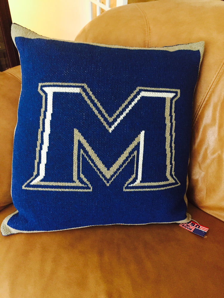 Mt. St. Mary's "M"  Pillow