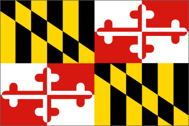 Maryland State Flag Blanket 60 x 50