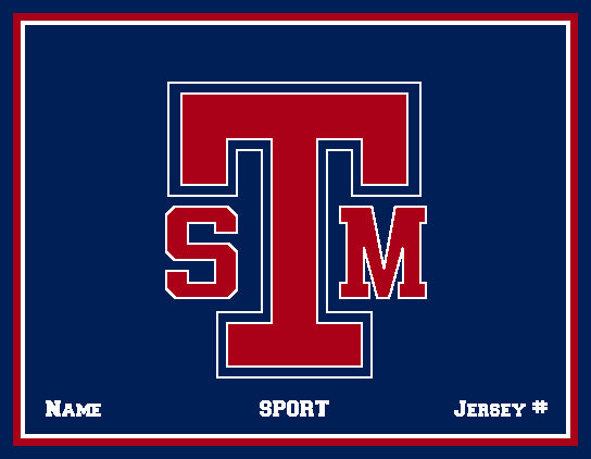 St. Margaret's Episcopal School  Athletic Logo Customized with your Name , Sport & Jersey #