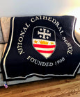 National Cathedral School Blanket  Customized with Name and Year and a Pillow