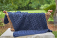 Chunky Cable Blanket - Recycled Cotton