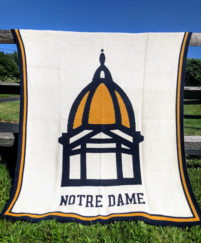 Notre Dame Golden Dome Blanket 50 x 60