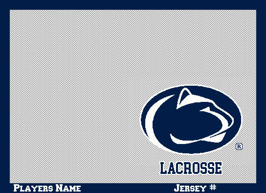 Penn State Women's Lacrosse Herringbone Customized with your Name & Number