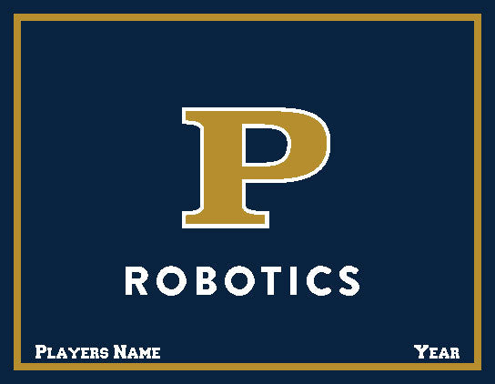 Peddie Robotics Blanket Customized Name & Number 60 x 50