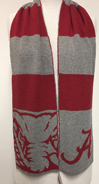 Alabama Roll Tide Scarf 9 x 60