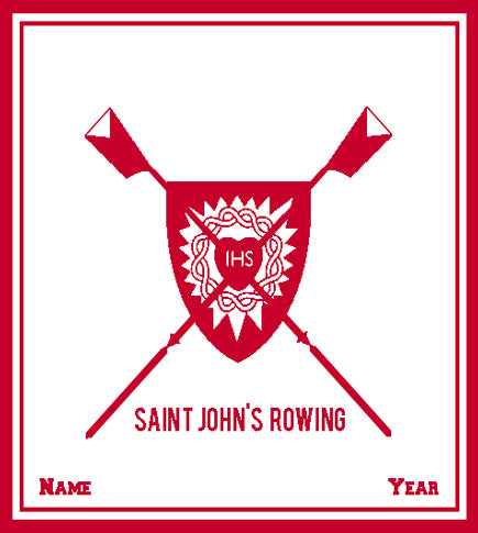 Custom St. John's Rowing Crest 50 x 60