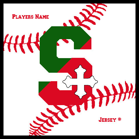 SSSA Baseball Blanket 50 x 60 Customized Name & Number